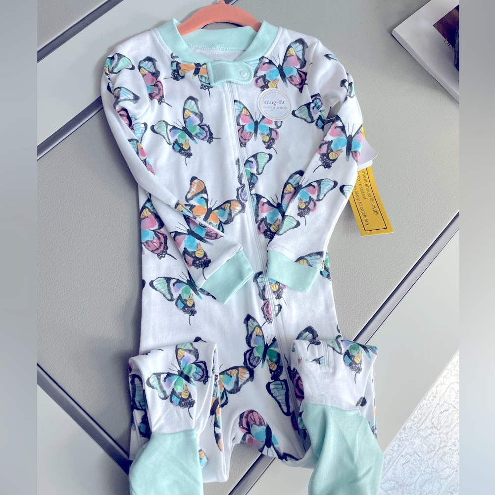Berts bees Footy pajamas new tags size 24 months